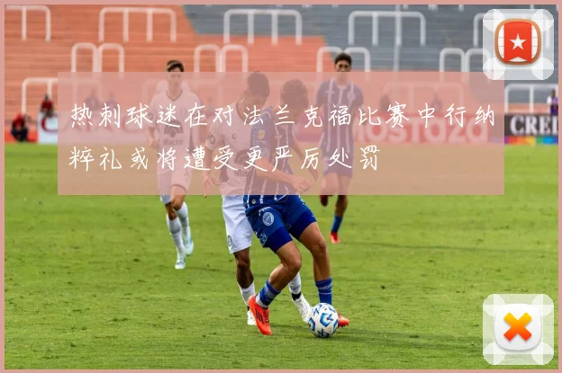 热刺球迷在对法兰克福比赛中行纳粹礼或将遭受更严厉处罚