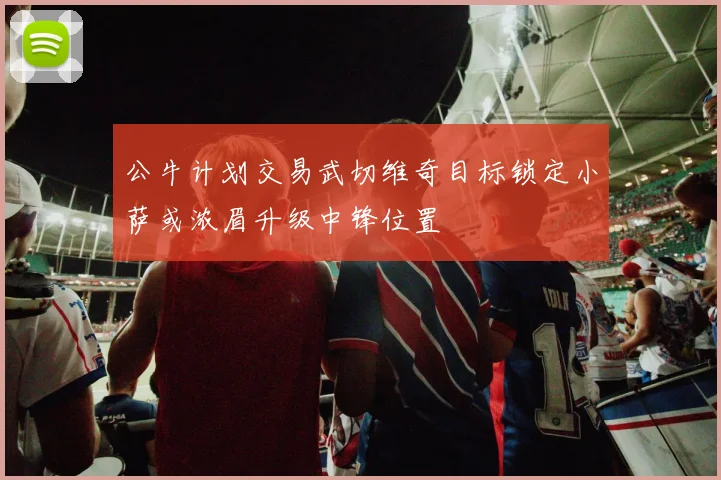 公牛计划交易武切维奇目标锁定小萨或浓眉升级中锋位置